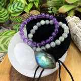 Crown Chakra Mala Armband Set🌈