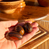 Red Tigers Eye Tumbled Ellips