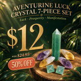 Aventurine Luck Crystal 7-delad set