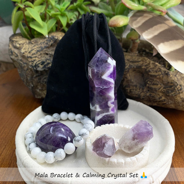 Βραχιόλι Mala & Set Calming Crystal 🙏