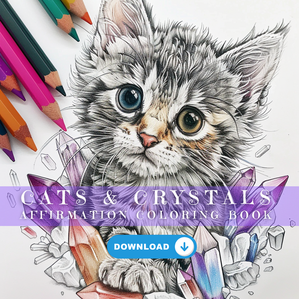 Crystal Cat (Prentable Wall Art)
