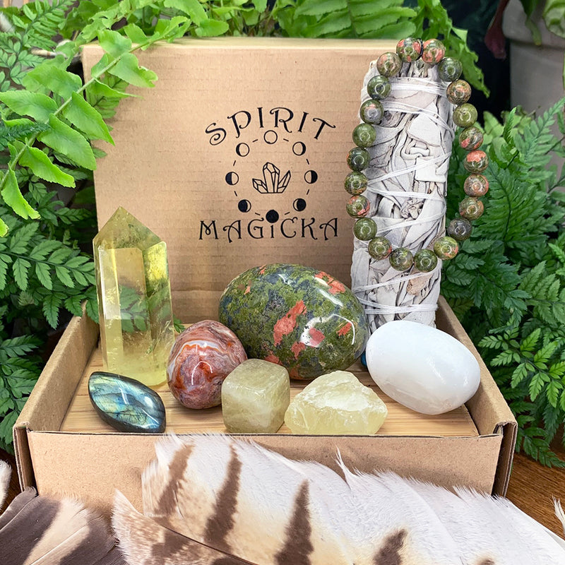 Joyful Citrine + Allies Crystal Box Bundle