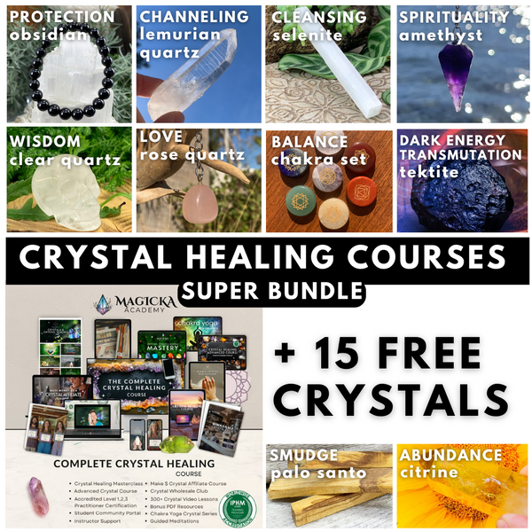 🌙 Sacred Feminine Awakening Oracle Deck & 13 Crystal Companion Set