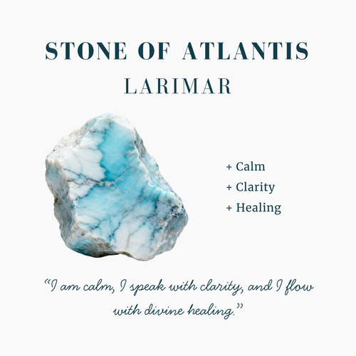 Larimar Wave Silver Necklace