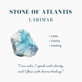 Κολιέ μενταγιόν Z ARRON DESIGN Serenity Moonstone από χάλκινο σύρμα