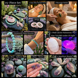 Z ARRON DESIGN Serenity Moonstone koppartråd hängande halsband