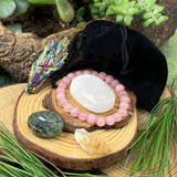 Rose Quartz Mala Armband Tranquility Pouch Set