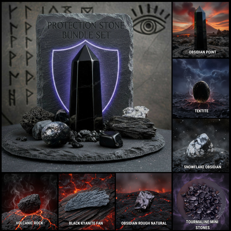 16-delad Dark Energy Guardian Stones Bundle Set 👉 40% rabatt