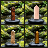 Ametist Sacred Geometri Faceted Crystal