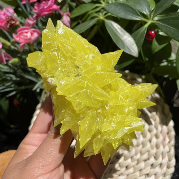 Natural Sulphur Crystal (310 grams)  (Item #1036)