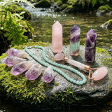 Κολιέ μενταγιόν Z ARRON DESIGN Serenity Moonstone από χάλκινο σύρμα