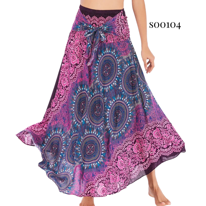 Boho Skirt 2-in-1 Halter Dress