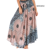 Boho Skirt 2-in-1 Halter Dress