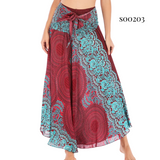 Boho Skirt 2-in-1 Halter Dress