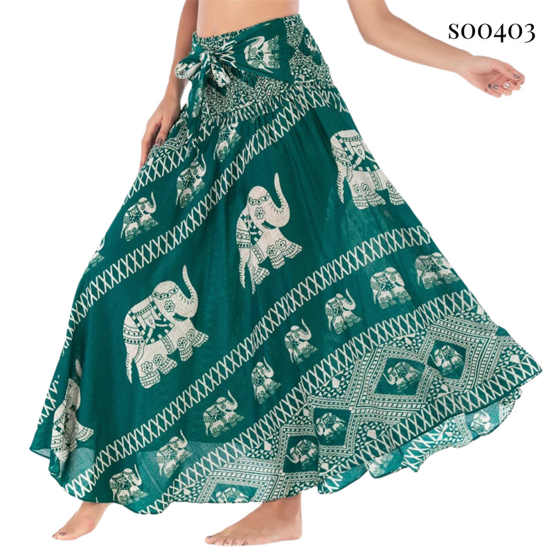 Boho Skirt 2-in-1 Halter Dress