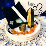 ♌ Leo - 23 Ιουλίου - 21 Αυγούστου - Zodiac Crystal Fusion Σετ με θήκη