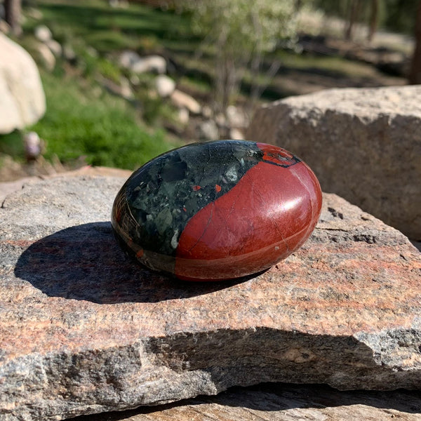 Afrikansk Bloodstone Palmstone