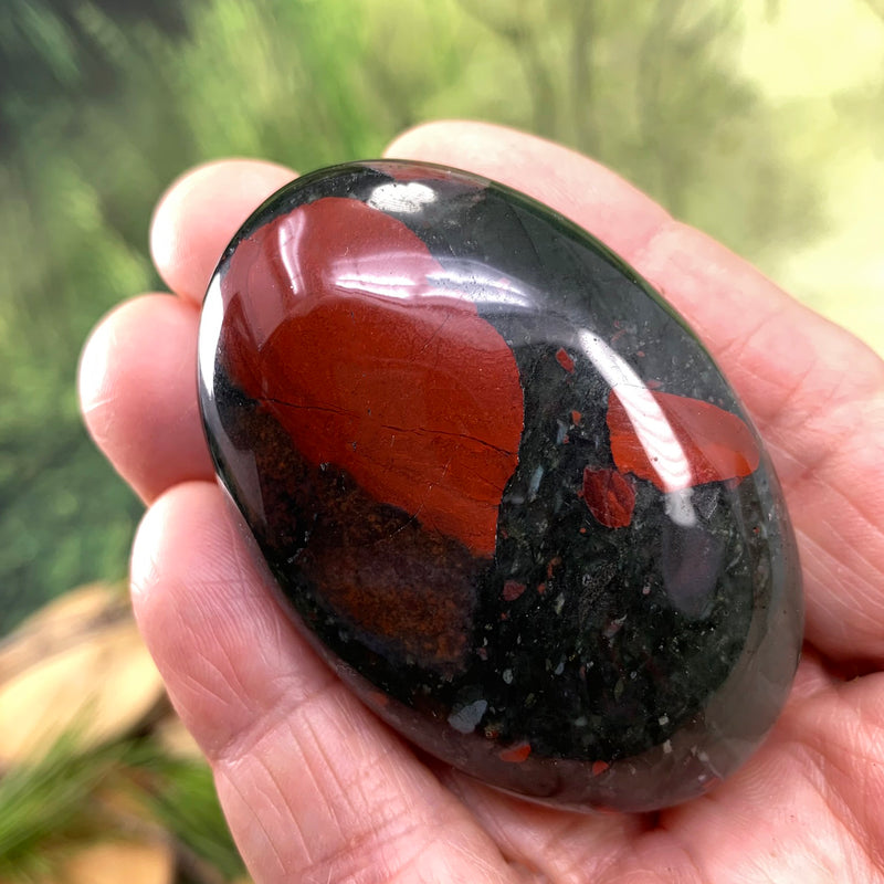 Αφρικανική Bloodstone Palmstone