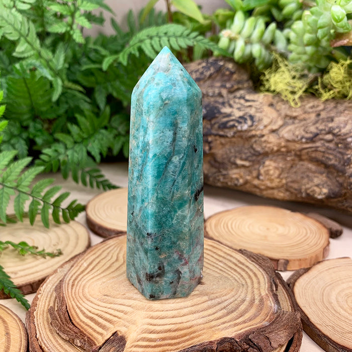 $5 Amazonite Crystal Point - Endagskampanj