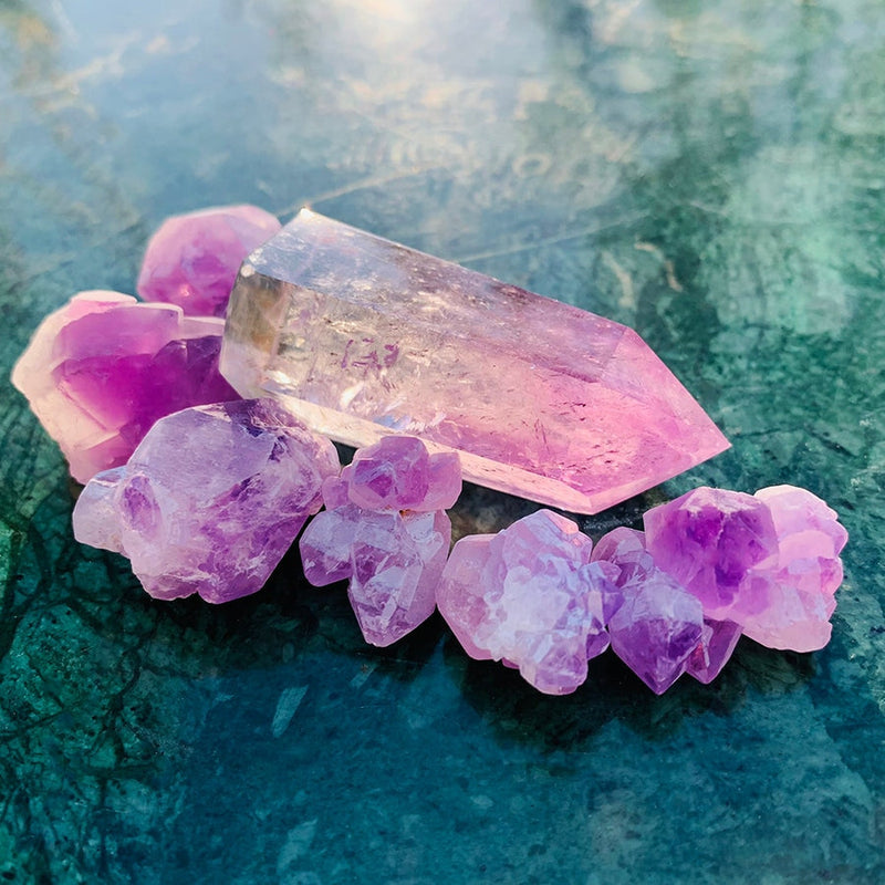 WORKING ON NEW Amethyst Spiritual Protection Set - rawstone