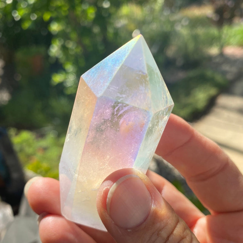 Angel Aura Quartz Wand - wand