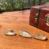 Angel Hair Rutilated Quartz Teardrop