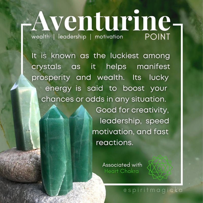 Aventurine Point - wand