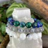 Intuition Booster 3-PC Crystal Mala armbandsset