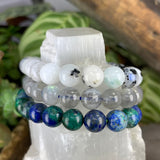 Intuition Booster 3-PC Crystal Mala armbandsset