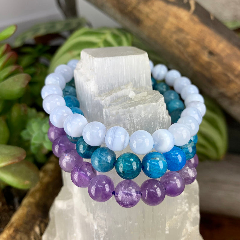 Celestial Connection 3-PC Crystal Mala armbandsset