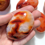 Red Agate Palmstone - palmstone