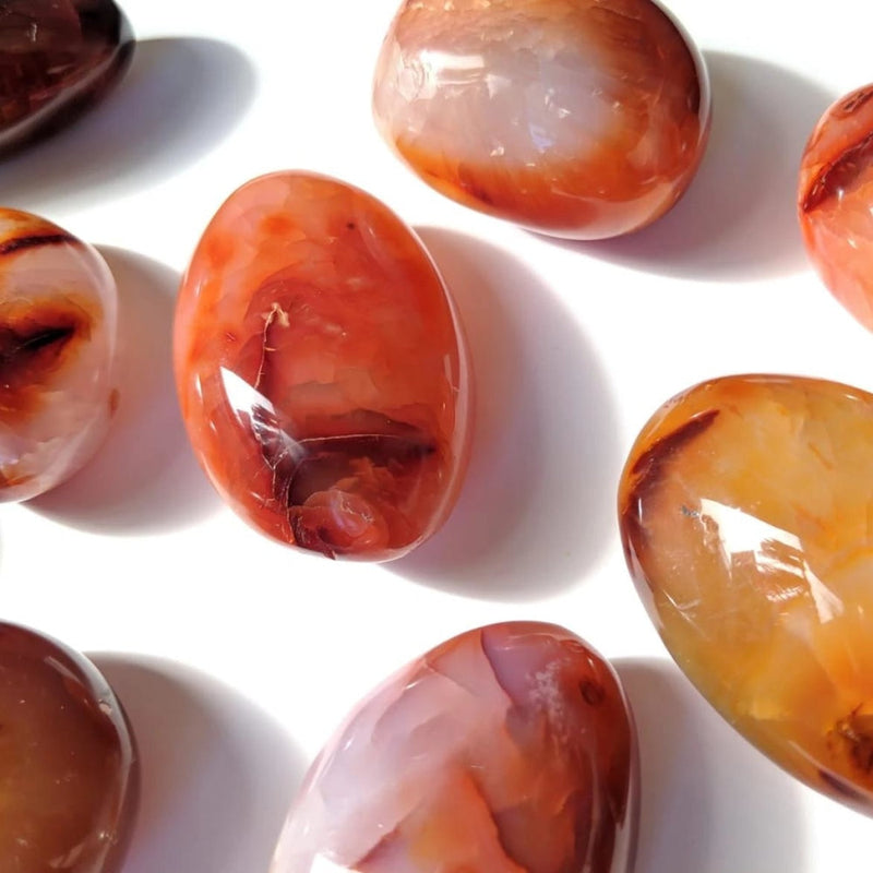 Red Agate Palmstone - palmstone