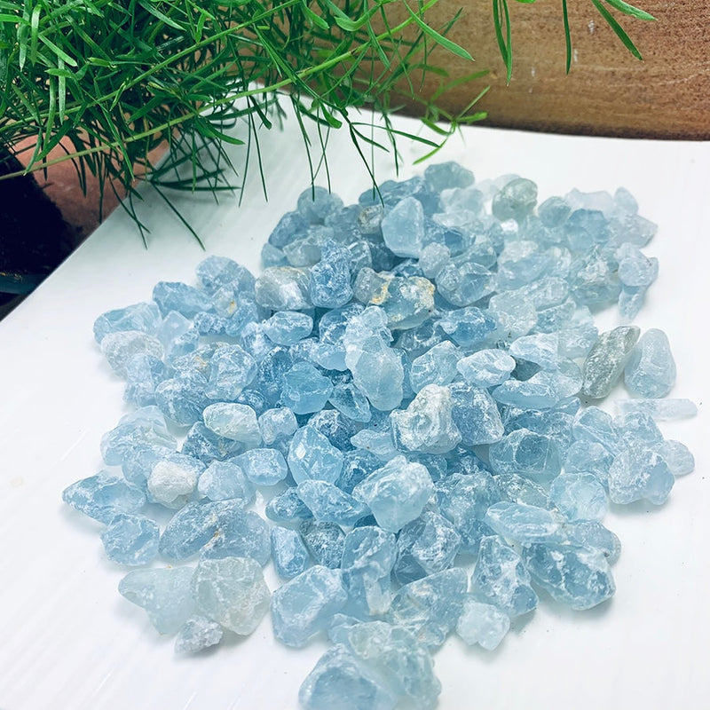 WORKING ON Celestite Mini Gemstones (250 Grams) - tumbledstone