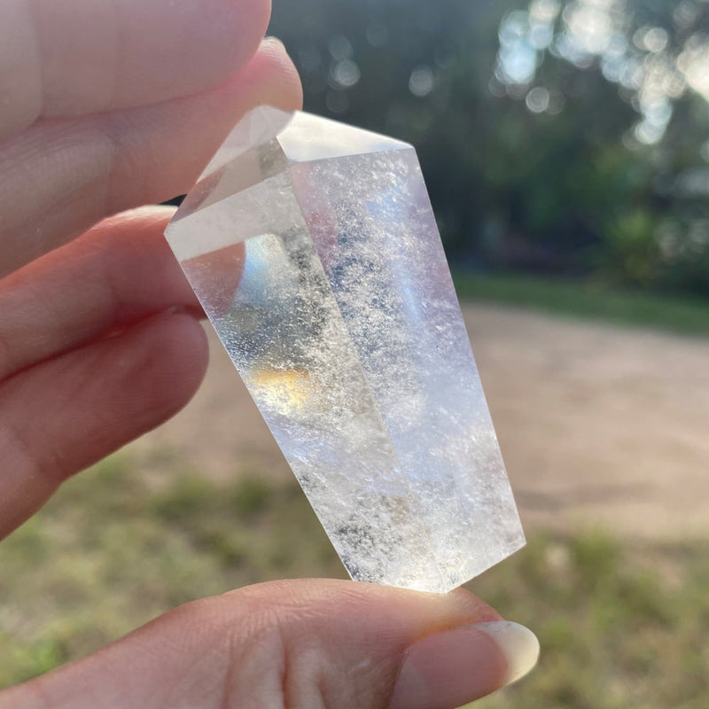 Clear Quartz Diamond Cut Crystal - generator