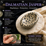 60% RABATT 1 DAGSREA - Skydda mot stress" Worry Stone Set med 15 + sammetspåse