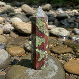 Κολιέ μενταγιόν Z ARRON DESIGN Serenity Moonstone από χάλκινο σύρμα