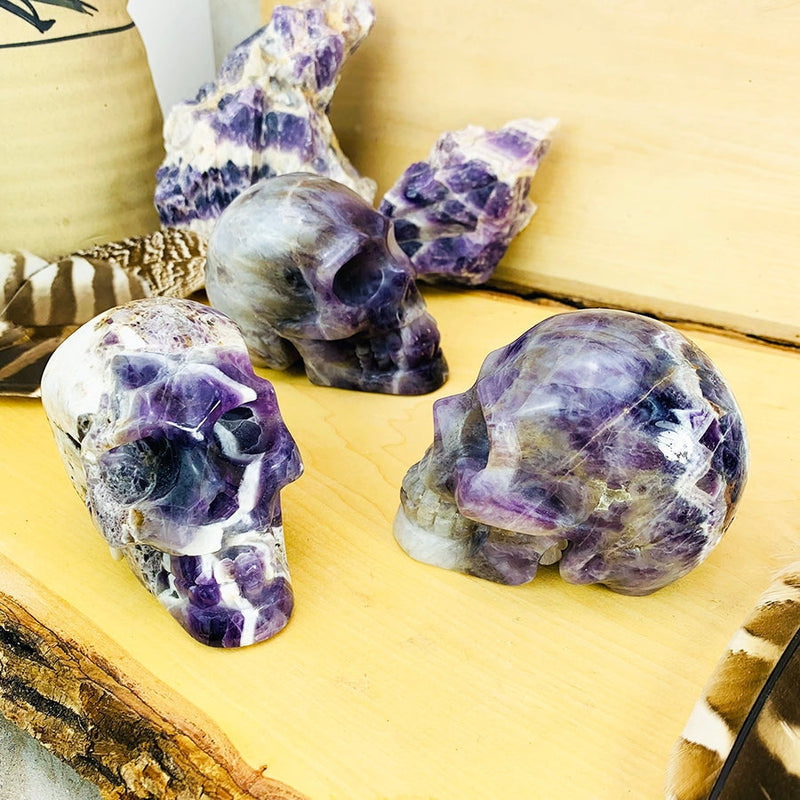 Dream Amethyst Skull (Medium Size)