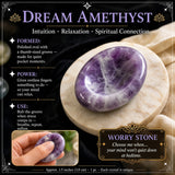 60% RABATT 1 DAGSREA - Skydda mot stress" Worry Stone Set med 15 + sammetspåse