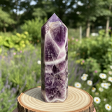 Amethyst Sacred Geometry Faceted Crystal