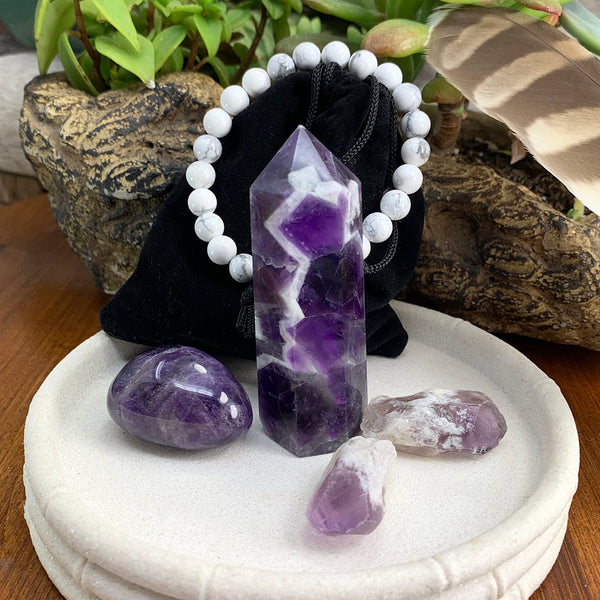 Βραχιόλι Mala & Set Calming Crystal 🙏