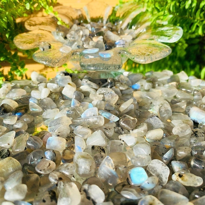 WORKING ON Labradorite Pebble Stones - tumbledstone