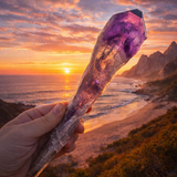 Dark Amethyst Crystal Shard (stór)