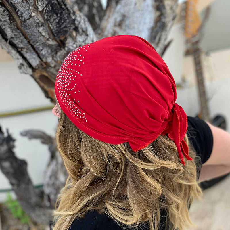 Boho Glam Bandana Hair Wrap