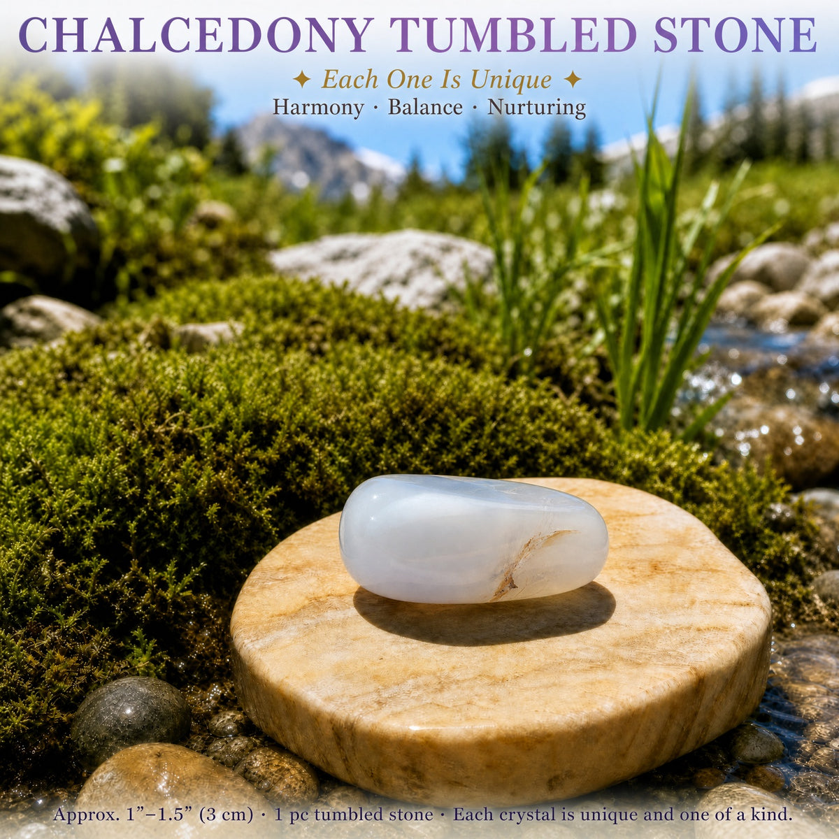 Chalcedony Tumbled Stone