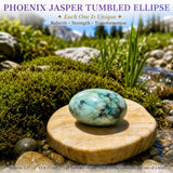 Phoenix Jasper Tumbled Ellipse