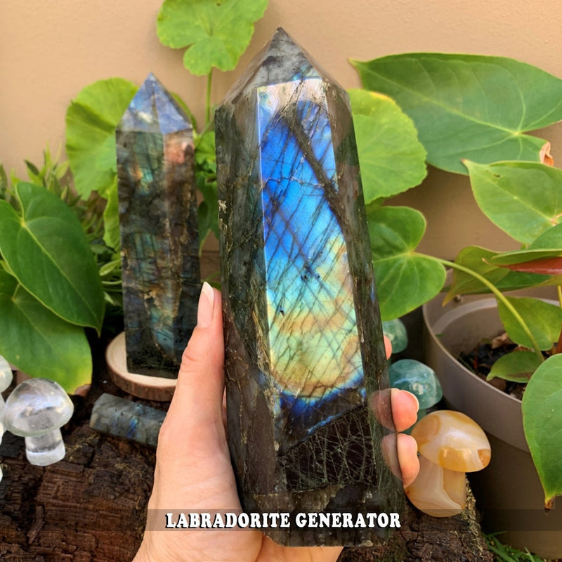 HEIDI TO WRITE WORKING ON Labradorite Grouping - collection