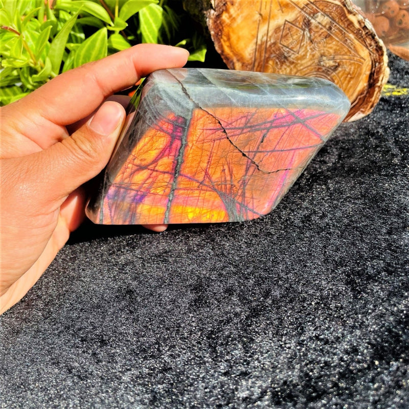 Large (1.39 lbs.) Purple Flash Labradorite Freeform (Item #1018)