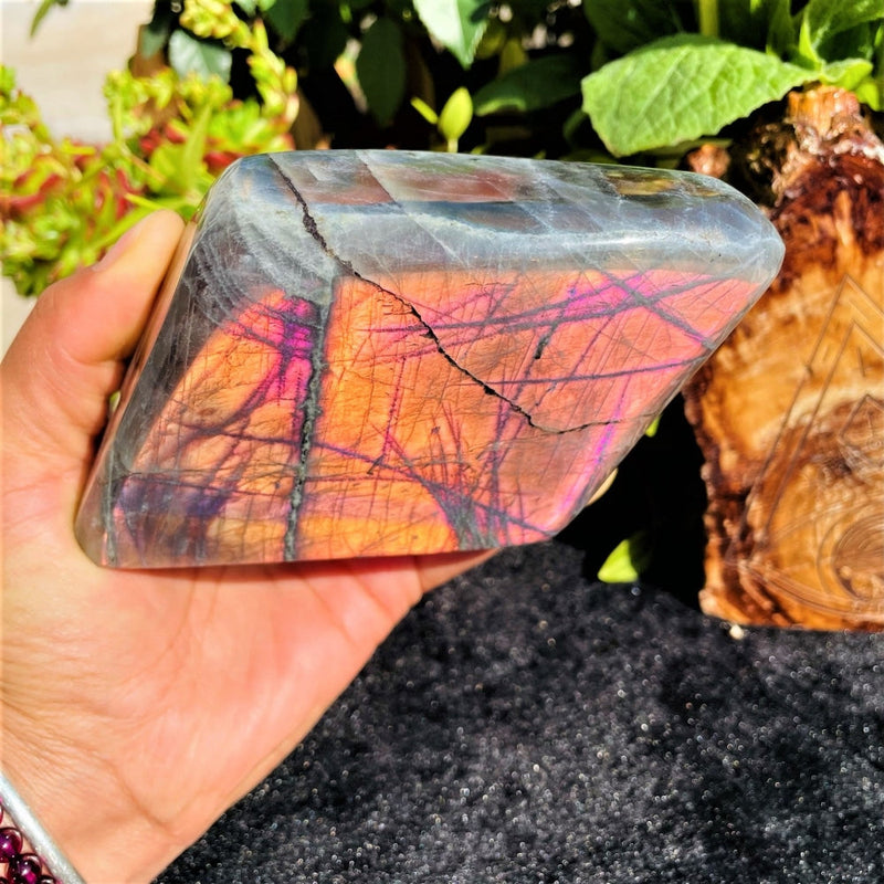 Large (1.39 lbs.) Purple Flash Labradorite Freeform (Item #1018)