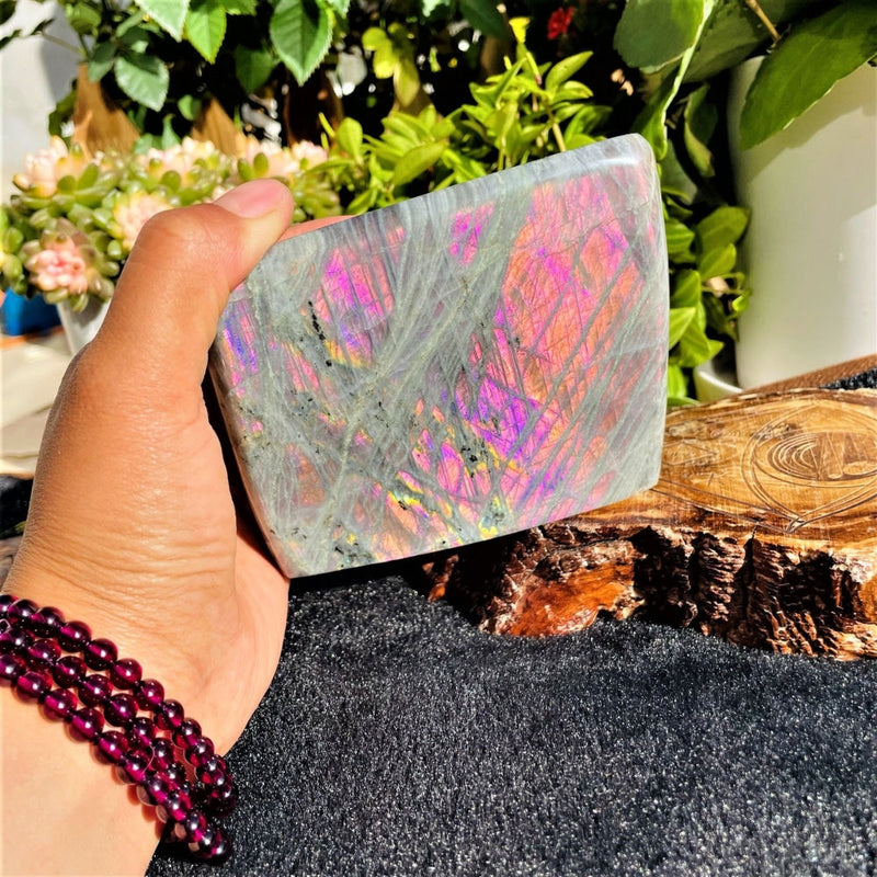 Large (2.38 lbs.) Purple Flash Labradorite Freeform (Item #1012)