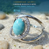 Z ARRON DESIGN Colar com pingente de fio de cobre Serenity Moonstone